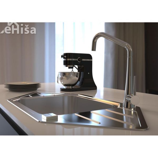 Kuhinjsko pomivalno korito PRAKTIK 130 inox 985x500 mm ALVEUS 1122594
