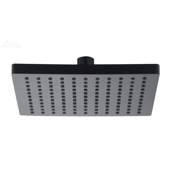 Kvadratna nadglavna prha 200x200 a54B črna UNITAS 12112B
