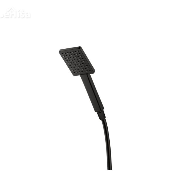 Kvadratna tuš ročka a53B črna UNITAS 12040B
