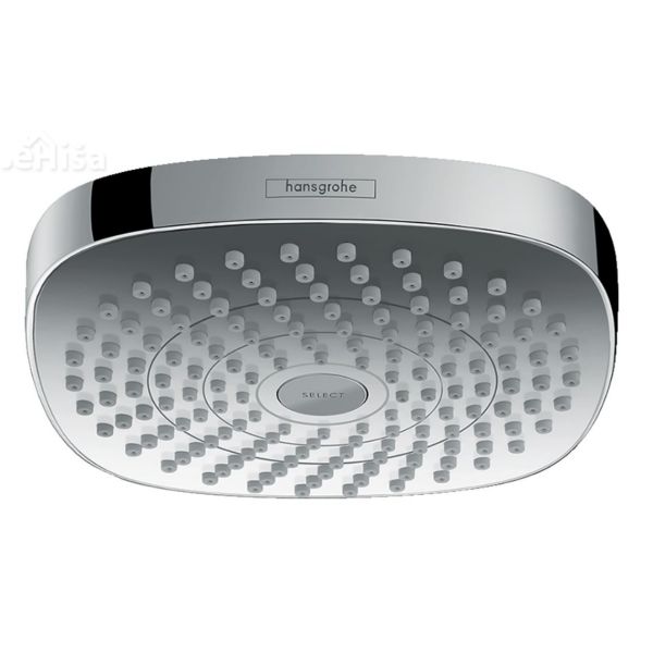Nadglavna prha Croma Select E 180 brez nosilca EcoSmart krom HANSGROHE 26528000
