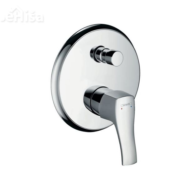 Nadometna pokrivna ploščica za kopalno kad Metris Classic krom HANSGROHE 31485000
