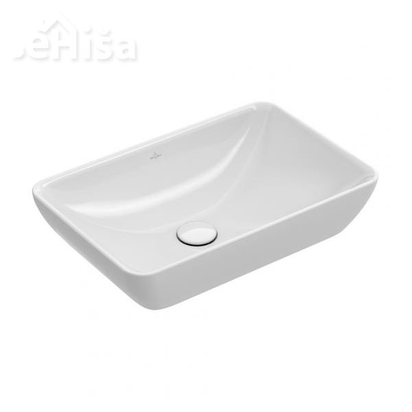 Nadpultni pravokotni umivalnik Venticello 55x36 CeramicPlus VILLEROY