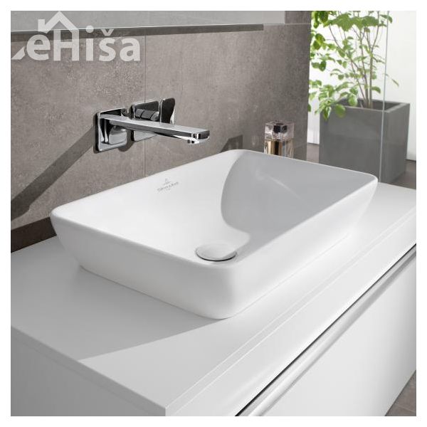 Nadpultni pravokotni umivalnik Venticello 55x36 CeramicPlus VILLEROY