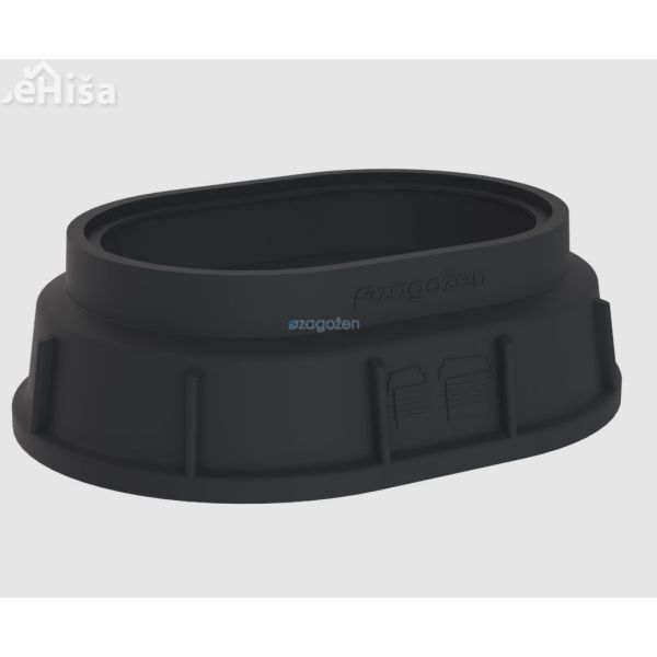 Nagibna kapa TOPcap vodomerni termo jašek črna barva ZAGOŽEN
