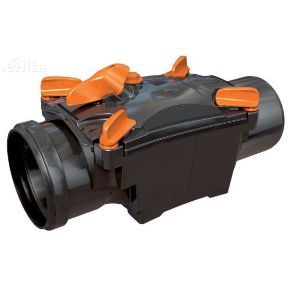 Nepovratna loputa cevi za kanalizacijo dvojna PVC UK OTTIMA d125
