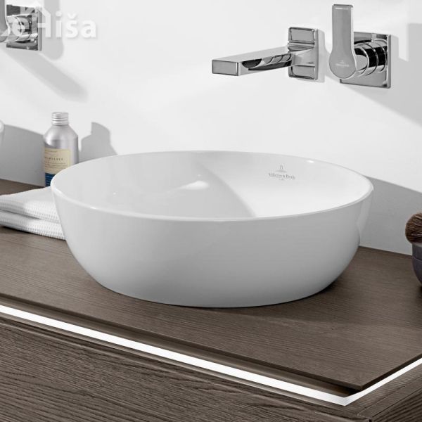Okrogli nadpultni umivalnik brez preliva ARTIS VILLEROY & BOCH 41794301
