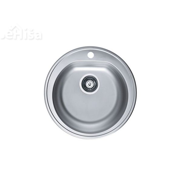 Okroglo kuhinjsko pomivalno korito FORM 30 inox FI 510 mm ALVEUS 1116756

