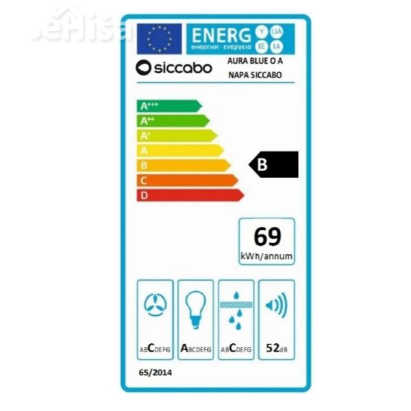 Otočna kuhinjska napa AURA BLUE O SICCABO 246627
