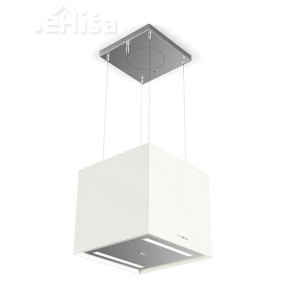 Otočna viseča kuhinjska napa SOFT CUBE WHITE KOS F40 FABER 7612985792714
