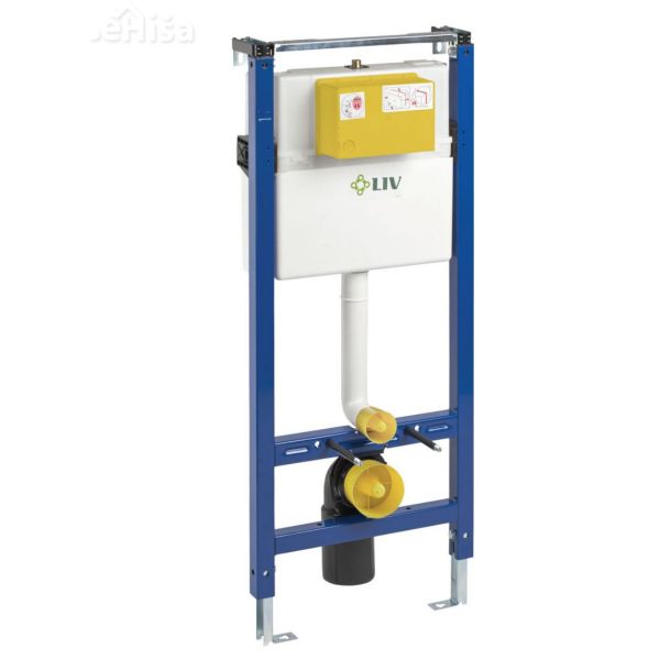 Podometni suhomontažni splakovalnik za visečo LIV-FIX WC školjko 7522 LIV 674512
