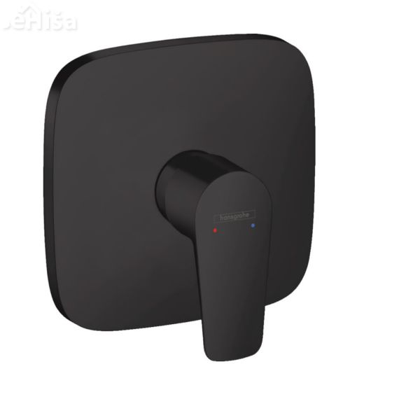 Pokrivna plošča za prho Talis E črna mat HANSGROHE 71765670
