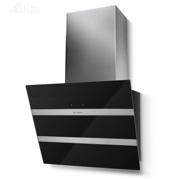 Poševna stenska kuhinjska napa STEELMAX EV8 BK/X A55 FABER 7612985513333
