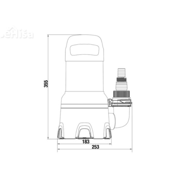 Potopna črpalka za umazano vodo 16000 l/h GARDENA 9042-20
