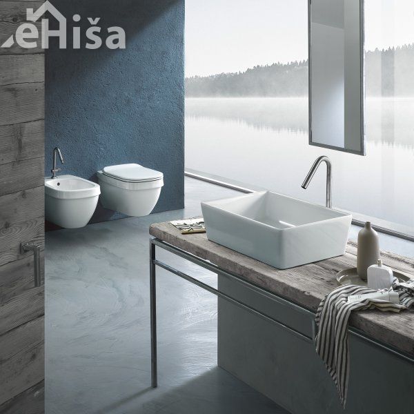 Pravokotni nadpultni umivalnik HAPPY HOUR 11:00 50x38 cm HATRIA YXSL01
