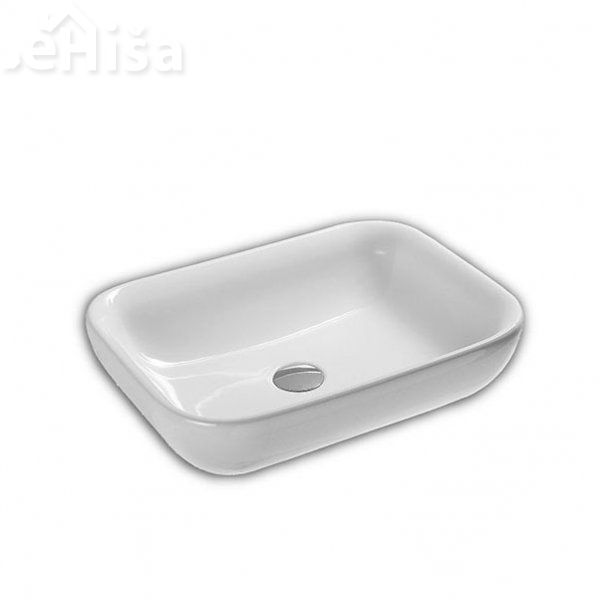 Pravokotni nadpultni umivalnik HAPPY HOUR 17:00 55x40 cm HATRIA Y0QQ01
