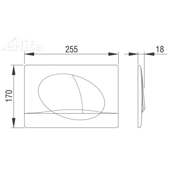 Aktivirna tipka Selenite - bela LIV 195854