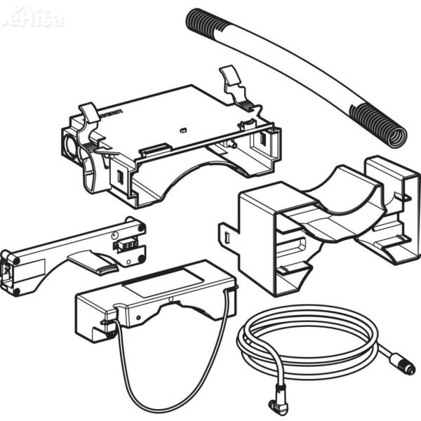Set električne in komunikacijske doze z napajalnikom GEBERIT 116.098.00.6
