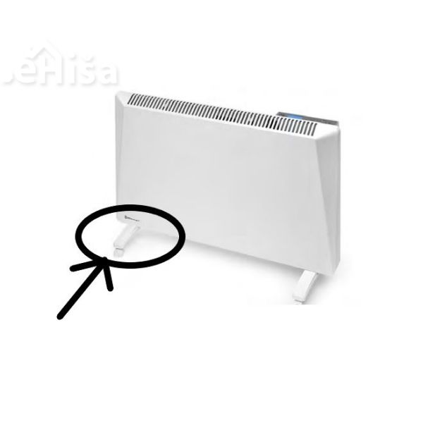 Set koles za SIRIO konvektorski električni radiator RADIALIGHT
