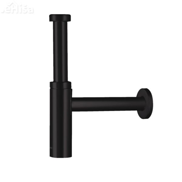 Sifon za umivalnik spodnji del T Flowstar črna mat HANSGROHE 52105670

