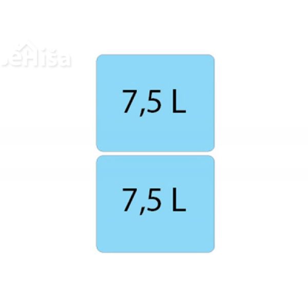 Sistem za ločeno zbiranje odpadkov Albio 10 dvojni 2x7,5 L ALVEUS 1090332
