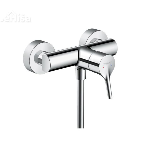 Stenska enoročna armatura za tuš Talis S krom HANSGROHE 72600000
