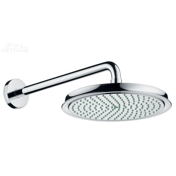 Stenska nadglavna prha Raindance Classic 240 z nosilcem krom HANSGROHE 27424000

