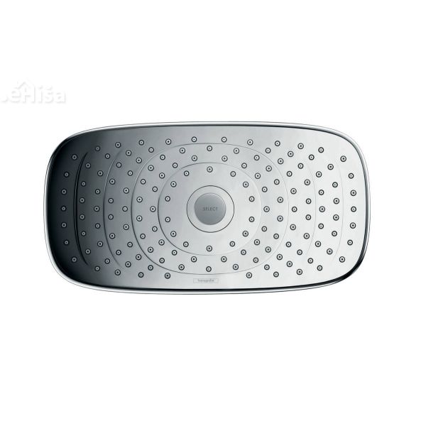 Stenska nadglavna prha Raindance Select E 300 z nosilcem krom HANSGROHE 27385000
