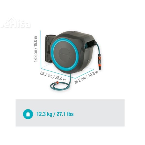 Stenski nosilec za cev RollUp L 30 m GARDENA 18625-20
