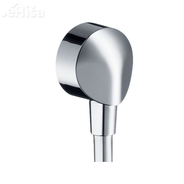 Stenski priključek s preprečevalnikom povratnega toka FixFit krom HANSGROHE 27458000
