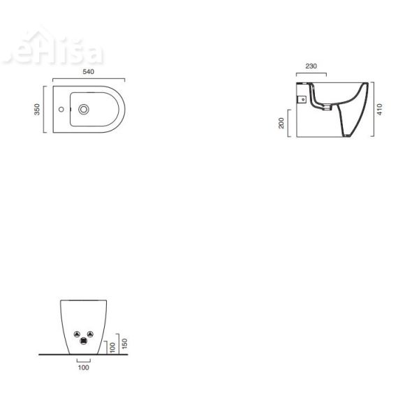 Talni bide Sfera 54x35 CATALANO 1BIS54R00
