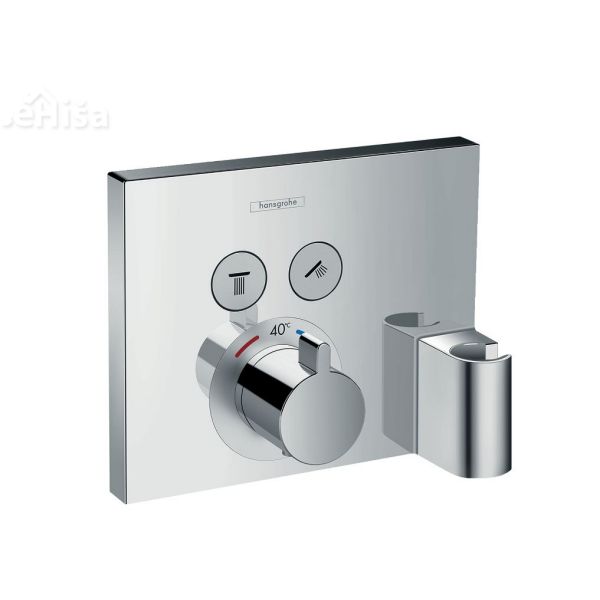 Termostatska pokrivna plošča SHOWERSELECT krom 2 fukciji HANSGROHE 15765000
