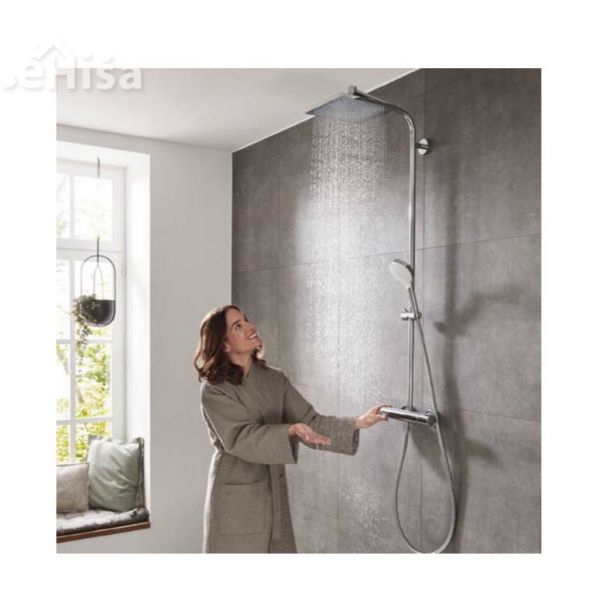 Termostatski tuš set z nadglavno prho Crometta E 240 krom HANSGROHE 27271000
