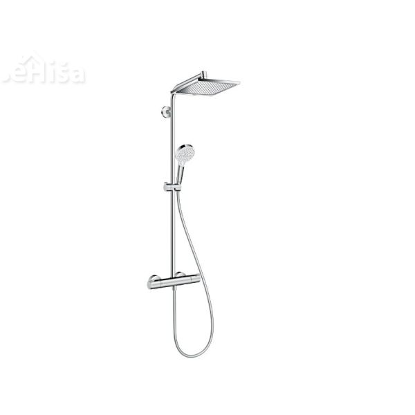 Termostatski tuš set z nadglavno prho Crometta E 240 krom HANSGROHE 27271000
