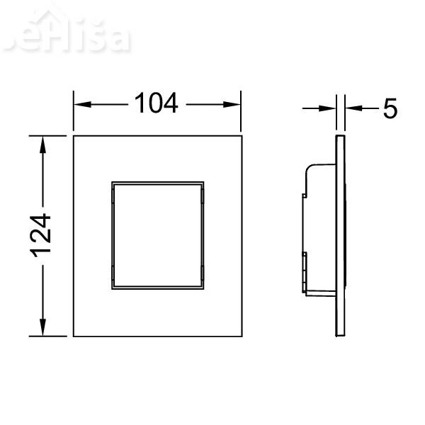 Tipka za splakovanje pisoarja Now bela TECE 9242400
