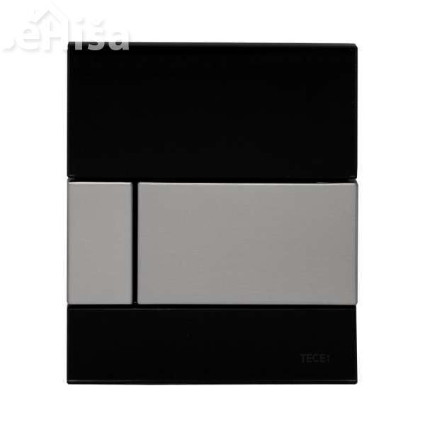 Tipka za splakovanje pisoarja Square črna-mat TECE 9242806
