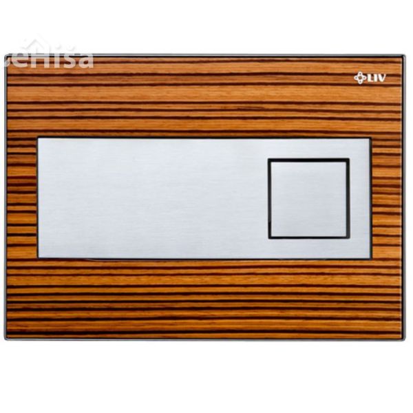 Tipka za splakovanje Ruby zebrano LIV 70107
