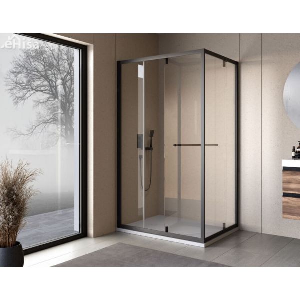 Tuš kabina Stellar UNI DW 120x80 črna KOLPA SAN 518830
