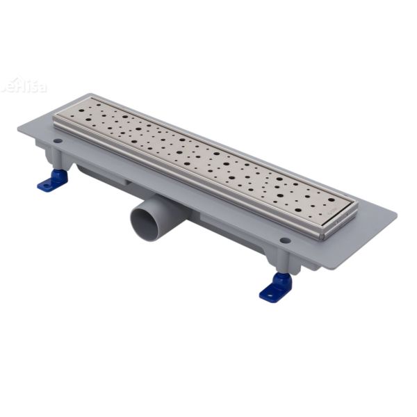 Tuš kanaleta iz nerjavnega jekla z rešetko GALAXY 650 mm LIV 674754
