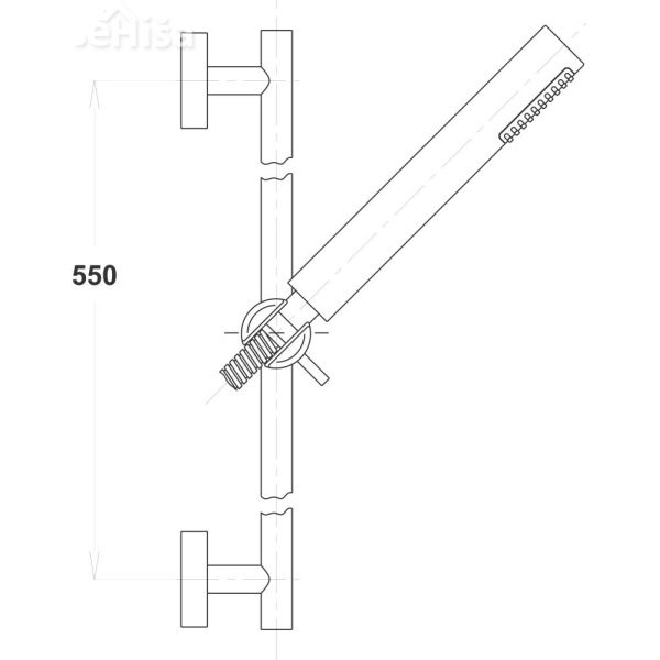 Tuš komplet z konzolo in ročko Fresh a13 UNITAS 12452
