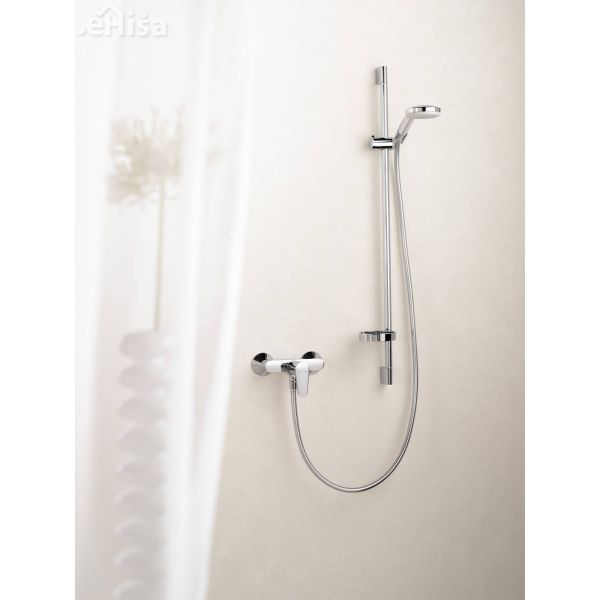 Tuš komplet z ročko in nosilcem Croma 100 brez armature krom HANSGROHE 27774000
