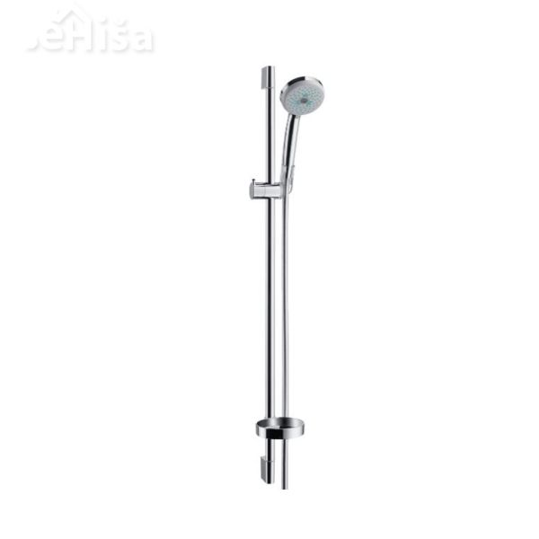 Tuš komplet z ročko in nosilcem Croma 100 brez armature krom HANSGROHE 27774000
