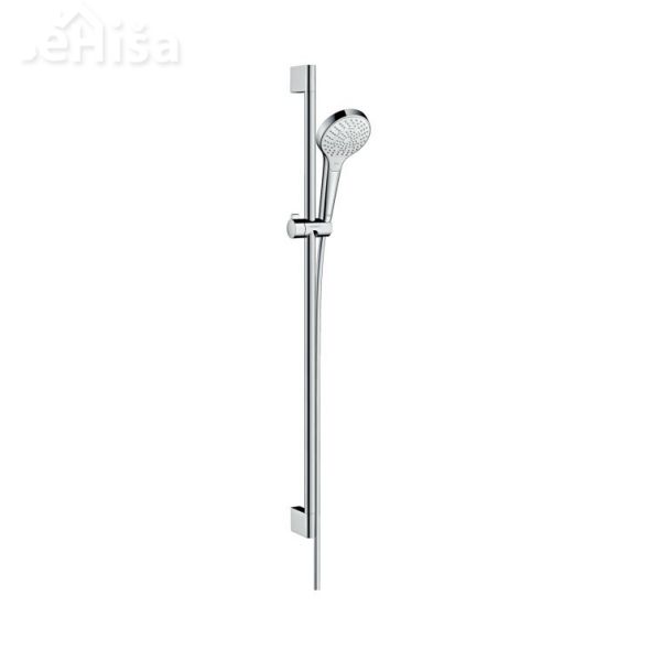 Tuš komplet z ročko in nosilcem Croma Select S 90 cm bela-krom HANSGROHE 26570400
