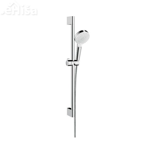 Tuš komplet z ročko in nosilcem Crometa 150 brez armature 65 cm bela-krom HANSGROHE 26534400
