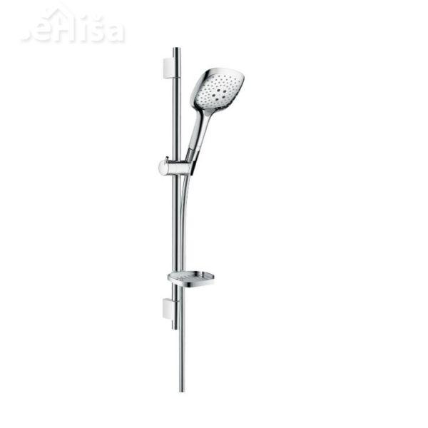 Tuš komplet z ročko in nosilcem Raindance Select E 150 brez armature krom HANSGROHE 27856000
