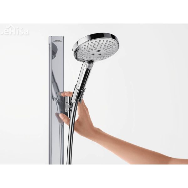 Tuš komplet z ročko in nosilcem Raindance Select S 90 cm brez armature krom HANSGROHE 27648000
