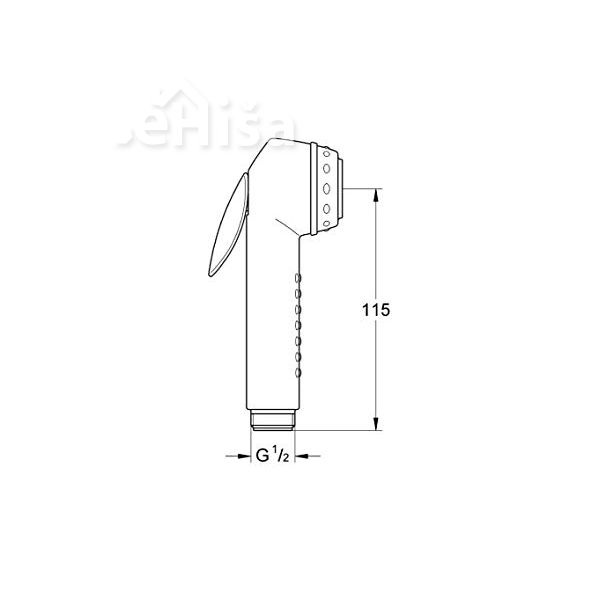 Tuš ročka Trigger Spray 30 Tempesta-F GROHE 27512000

