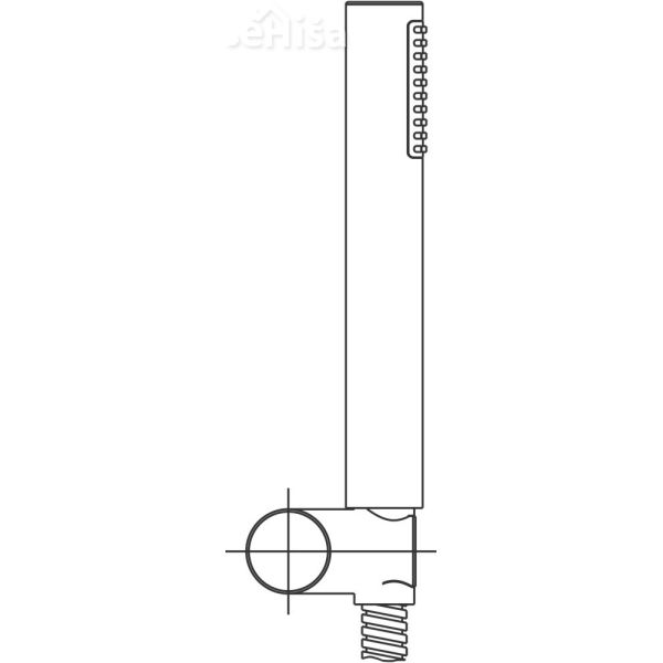 Tuš ročka z zidnim držalom Fresh a14 UNITAS 12357

