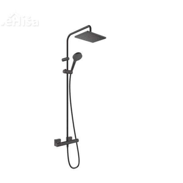 Tuš set Vernis Shape termostatski črna mat HANSGROHE 26286670
