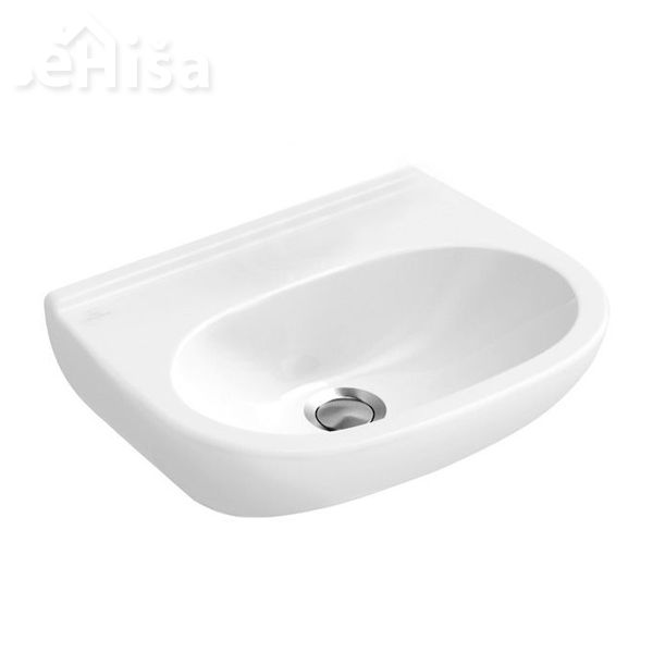 Umivalnik brez luknje in brez preliva O.NOVO 45x35 cm VILLEROY & BOCH
