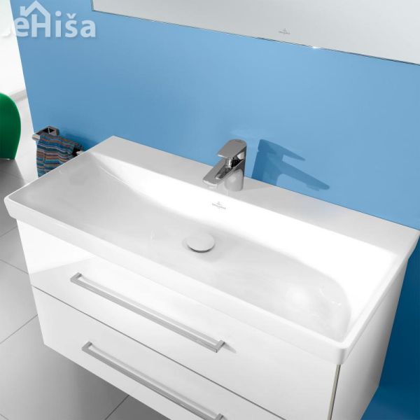 Umivalnik brez preliva AVENTO 100x47 cm white alpin VILLEROY & BOCH
